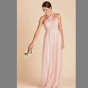 Vintage Blush Convertible Bridesmaid Dress- Large